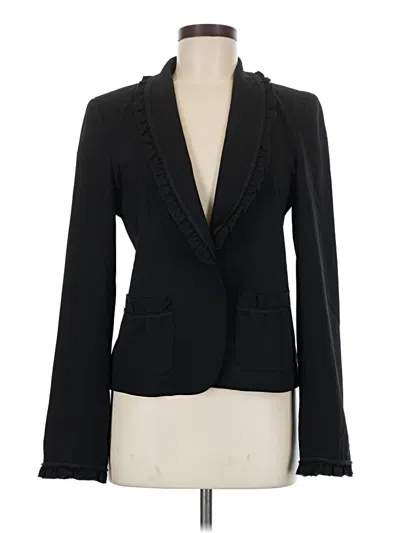 Pre-owned Donna Karan Wool Blazer Jacket In Black