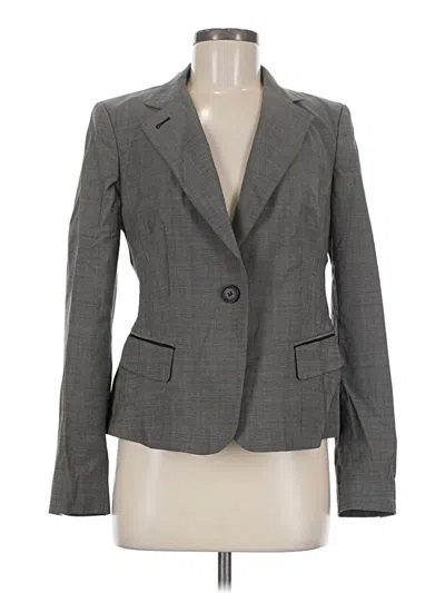 Pre-owned Donna Karan Wool Blazer Jacket In Gray