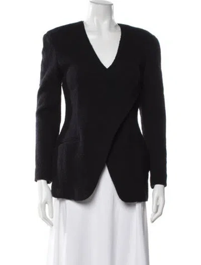 Pre-owned Donna Karan Wool Blazer In Multi