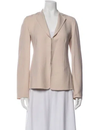 Pre-owned Donna Karan Wool Blazer In Neutrals
