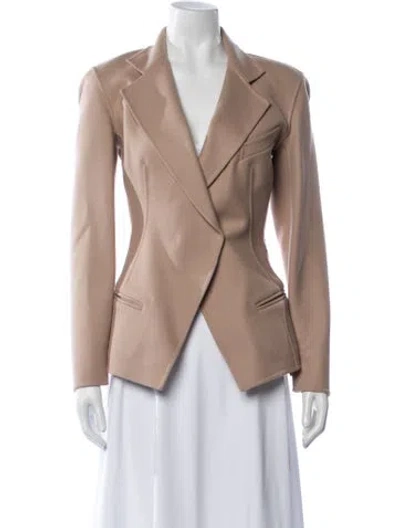 Pre-owned Donna Karan Wool Blazer In Orange
