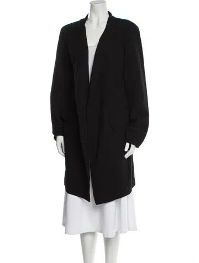 Pre-owned Donna Karan Wool Coat In Gray