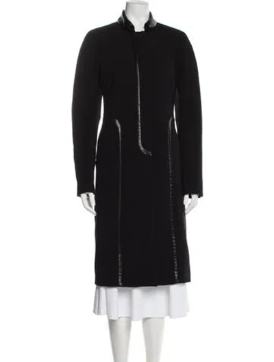 Pre-owned Donna Karan Wool Coat In Gray