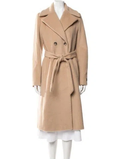 Pre-owned Donna Karan Wool Coat In Neutrals