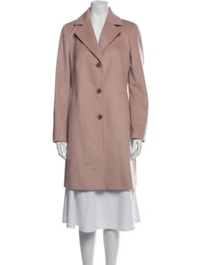 Pre-owned Donna Karan Wool Coat W/ Tags In Pink