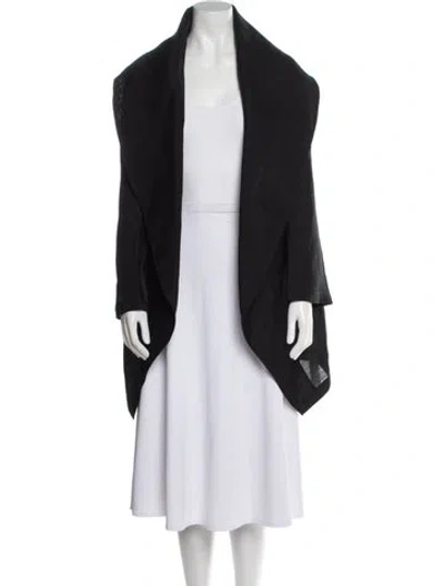 Pre-owned Donna Karan Wool Jacket In Black