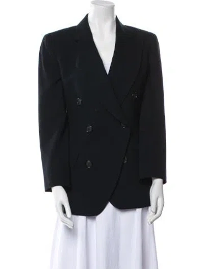 Pre-owned Donna Karan Wool Jacket In Brown