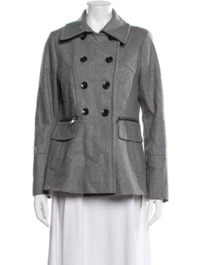 Pre-owned Donna Karan Wool Jacket In Grey