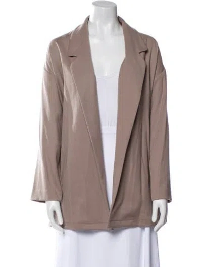 Pre-owned Donna Karan Wool Jacket In Neutral