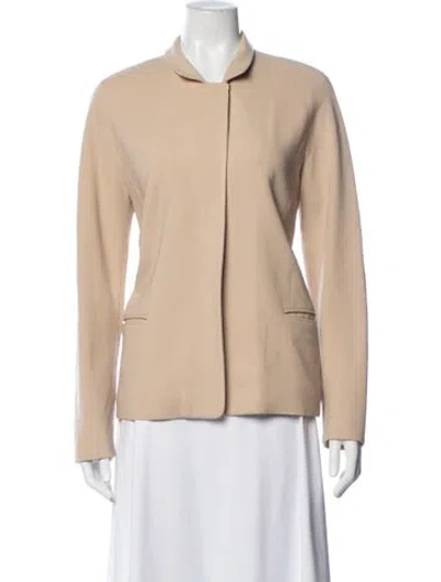 Pre-owned Donna Karan Wool Jacket In Pink