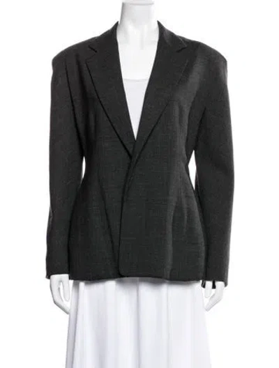 Pre-owned Donna Karan Wool Set In Grey