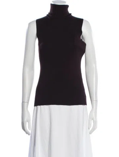 Pre-owned Donna Karan Wool Turtleneck Sweater In Pink