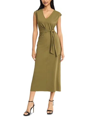 DONNA MORGAN CAP SLEEVE MIDI DRESS