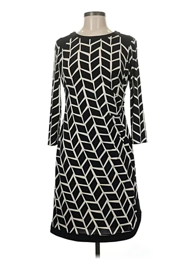 Pre-owned Donna Morgan Casual Dress In Black