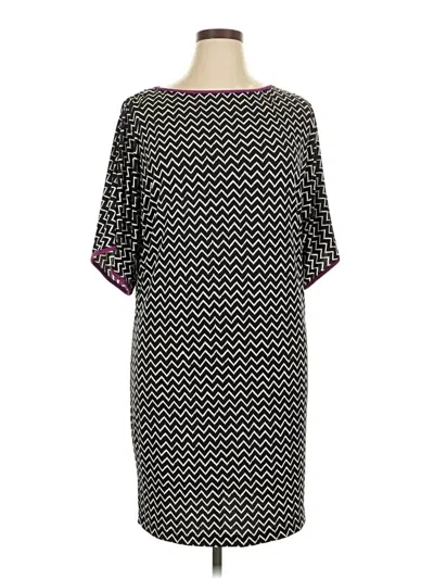 Pre-owned Donna Morgan Casual Dress In Black