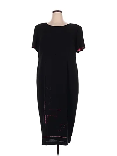 Pre-owned Donna Morgan Casual Dress In Black