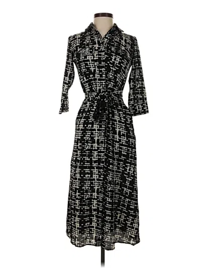 Pre-owned Donna Morgan Casual Dress In Black