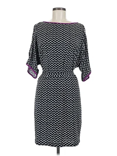 Pre-owned Donna Morgan Casual Dress In Black