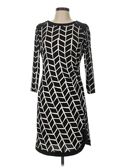 Pre-owned Donna Morgan Casual Dress In Black