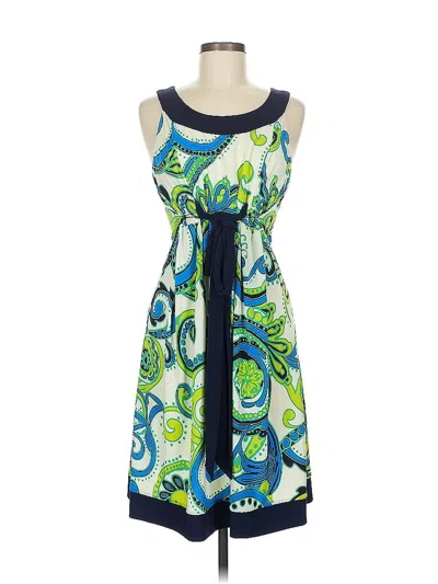 Pre-owned Donna Morgan Casual Dress In Blue