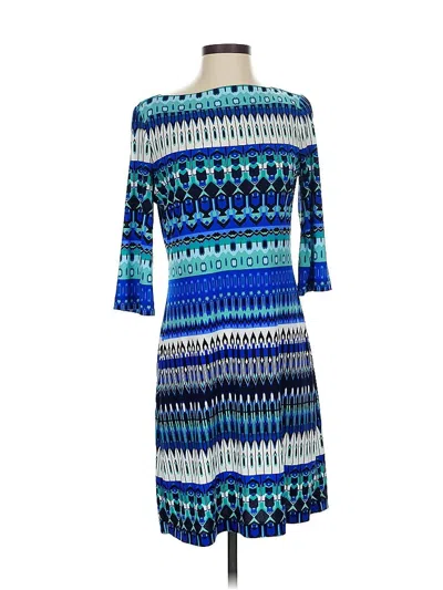 Pre-owned Donna Morgan Casual Dress In Blue