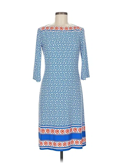 Pre-owned Donna Morgan Casual Dress In Blue