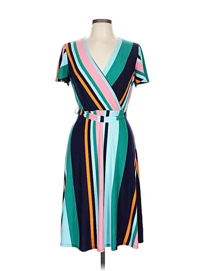 Pre-owned Donna Morgan Casual Dress In Blue