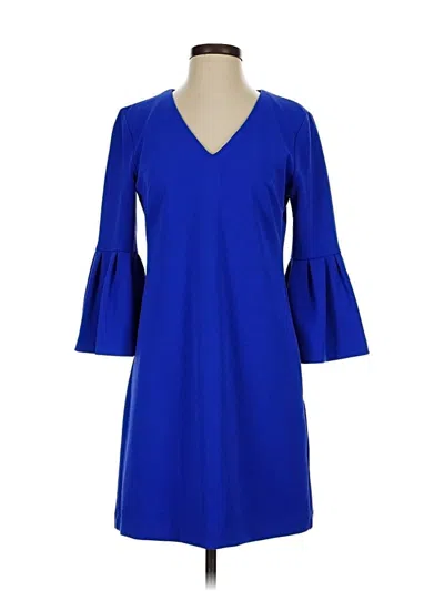 Pre-owned Donna Morgan Casual Dress In Blue