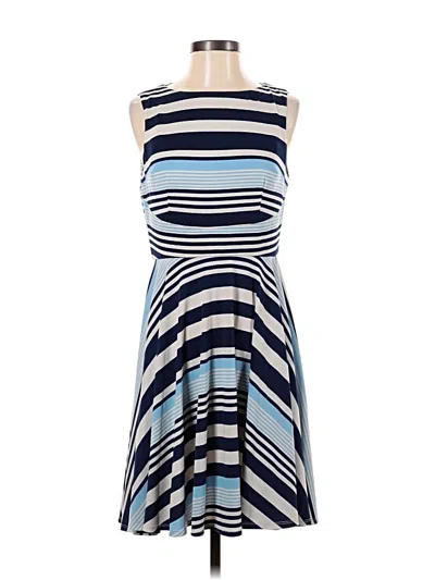 Pre-owned Donna Morgan Casual Dress In Blue