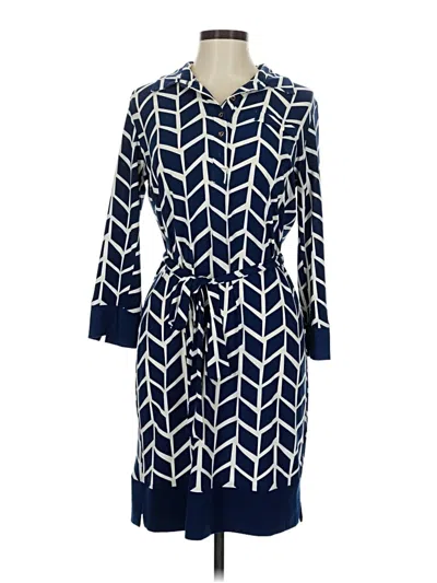 Pre-owned Donna Morgan Casual Dress In Blue