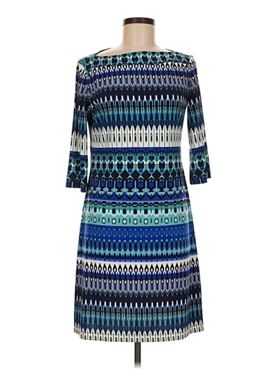 Pre-owned Donna Morgan Casual Dress In Blue