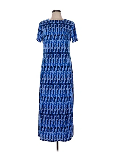 Pre-owned Donna Morgan Casual Dress In Blue