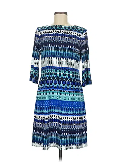 Pre-owned Donna Morgan Casual Dress In Blue