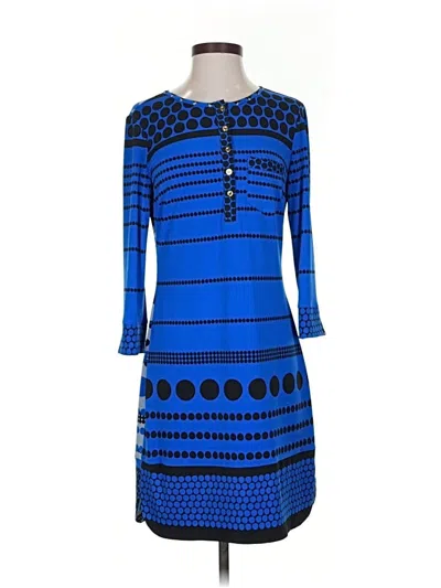 Pre-owned Donna Morgan Casual Dress In Blue