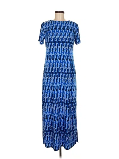 Pre-owned Donna Morgan Casual Dress In Blue