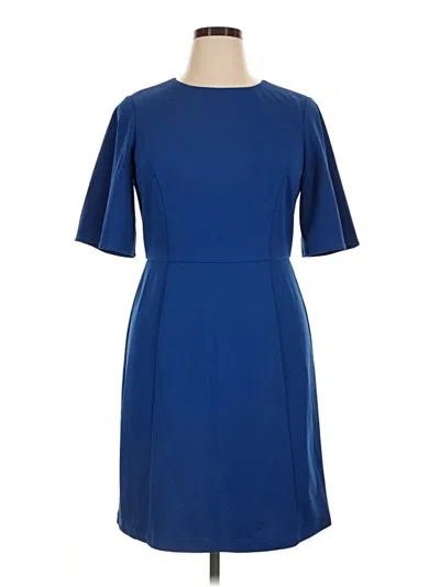 Pre-owned Donna Morgan Casual Dress In Blue