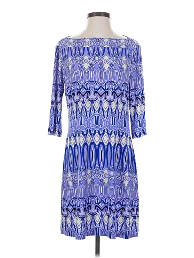 Pre-owned Donna Morgan Casual Dress In Blue