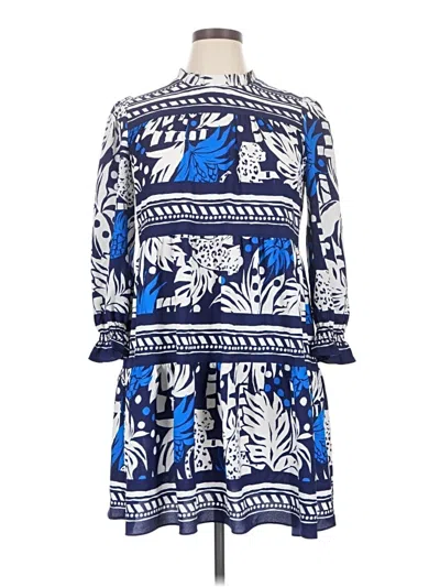 Pre-owned Donna Morgan Casual Dress In Blue