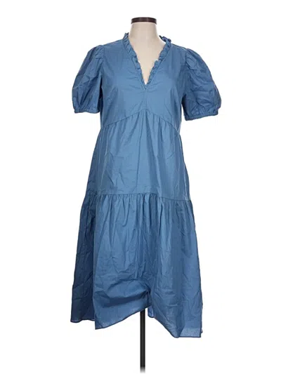 Pre-owned Donna Morgan Casual Dress In Blue