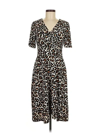 Pre-owned Donna Morgan Casual Dress In Brown