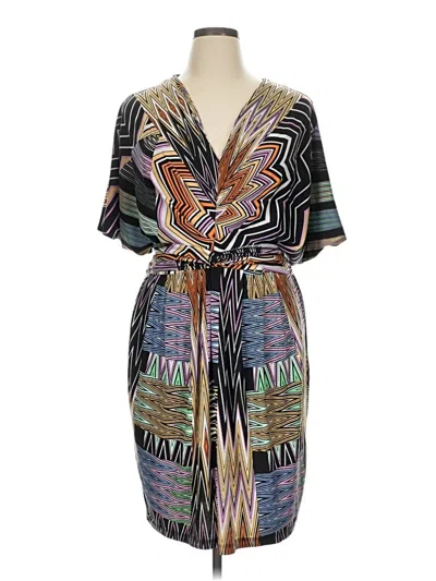 Pre-owned Donna Morgan Casual Dress In Brown