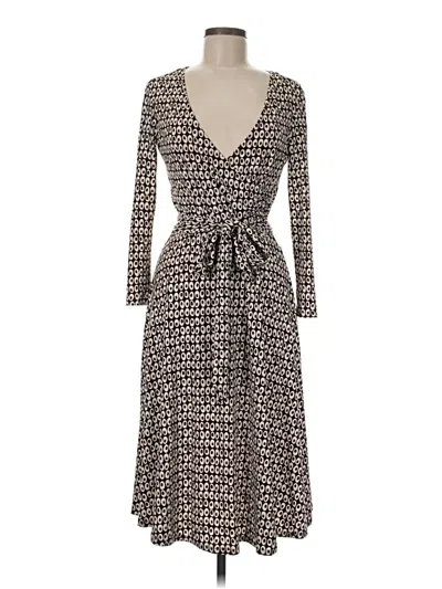 Pre-owned Donna Morgan Casual Dress In Brown