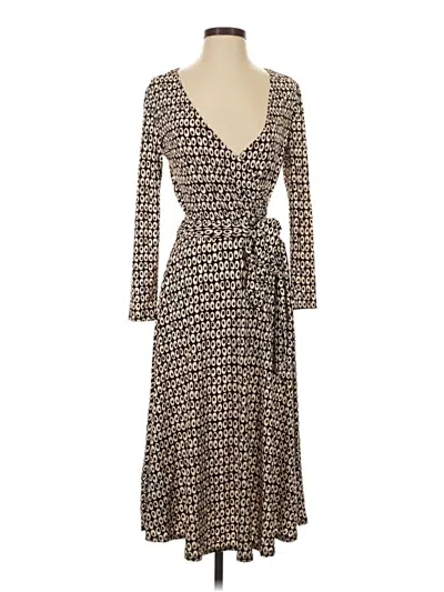 Pre-owned Donna Morgan Casual Dress In Brown