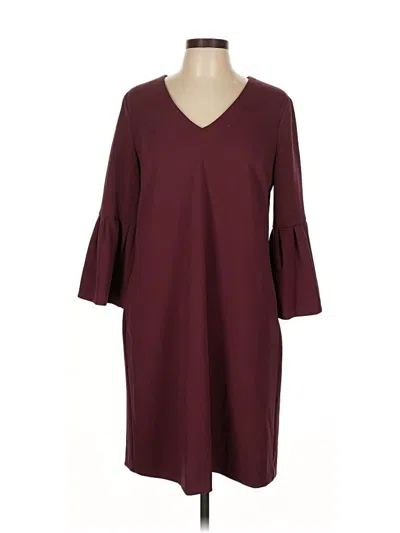 Pre-owned Donna Morgan Casual Dress In Burgundy