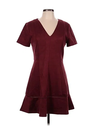 Pre-owned Donna Morgan Casual Dress In Burgundy