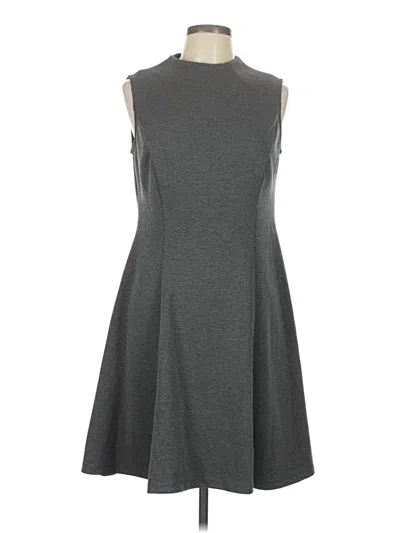 Pre-owned Donna Morgan Casual Dress In Gray