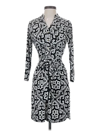 Pre-owned Donna Morgan Casual Dress In Gray