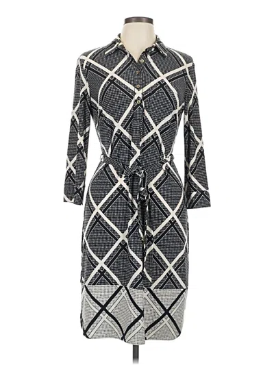 Pre-owned Donna Morgan Casual Dress In Gray