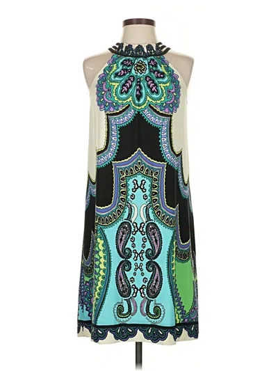 Pre-owned Donna Morgan Casual Dress In Green