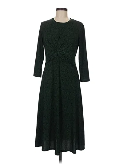 Pre-owned Donna Morgan Casual Dress In Green